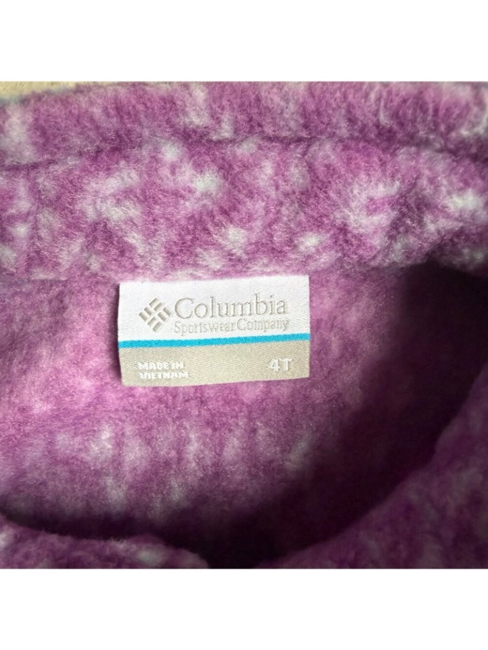 Columbia Benton Fleece II Jacket Fair Isle Purple - Picture 3 of 5